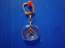 porte clé clef Bourbon CITROEN chevrons OR  annees 60 anneau sans poussoir