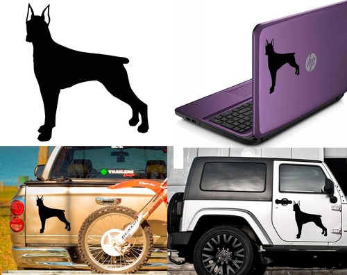 Doberman autocollant en - autocollant,