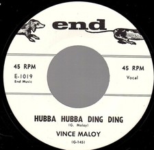 VINCE MALOY   SINGLE  END   " HUBBA HUBBA DING DING "   [US/RE]