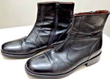 bottines  sergio   MORETTI  HOMME TOUT  CUIR NOIR  - Point . 41 VINTAGE