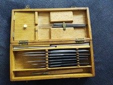 Ancien Coffret Instruments Chirurgie Post Mortem allemand WW2 MED. WARENHAUS 