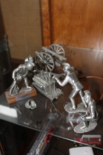 pompe à bras pompier Etains du Prince