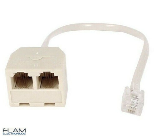 Adaptateur doubleur rj11 6p4c - doubleur,