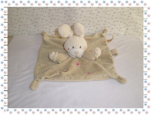 Doudou semi plat lapin - doudou,