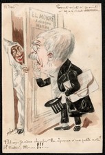 Roberty. Stephen Pichon - Mohammed El Mokri. Aquarelle. Vers 1910. Maroc