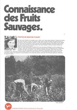 Poulain connaissance des fruits sauvages complet
