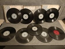 Disque, lot de 9 petits (14,7 cm) pour enfants gramophone/phonographe