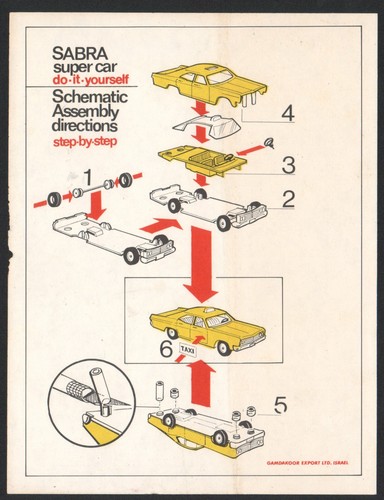 Voiture jouet sabra par gamda - jouet,