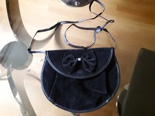Sac bandoulière Minaudière AVON velours noir VINTAGE 80 90 Black Bag smirking