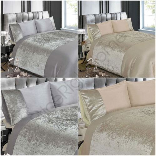 Velours ecrasé set housse - velours, de