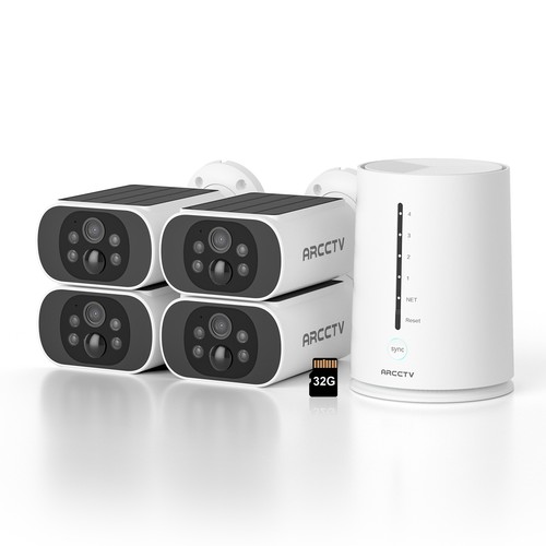 Arcctv solar battery wifi - solar,