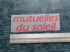 Patch " Mutuelles du Soleil " Flocage maillot Football Coupe De France Ligue 1