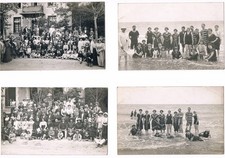 OUISTREHAM (14) :  L’ESSOR Excursions et Vacances  série de 7 cartes postales