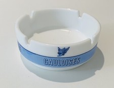 ancien cendrier publicitaire Gauloises Opalex Casque Ailé Rare Vintage Ashtray