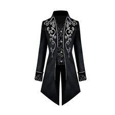 Veste médiévale steampunk masculine Renaissance victorienne gothique rétro po...