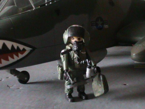 Playmobil custom pilote - playmobil,