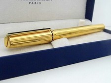 STYLO PLUME ST DUPONT PARIS PLAQUE OR 18 K (750°/00) MODELE NUMEROTE 51DRE217 BE