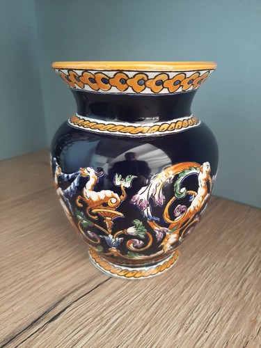 Vase miniature gien décor - gien,