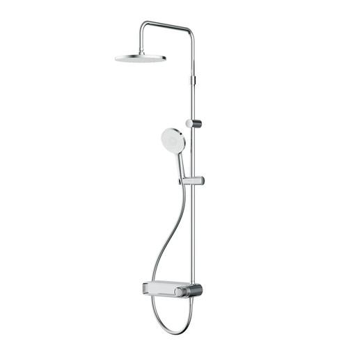 Colonne douche chromée avec