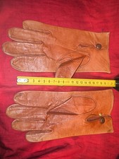 Gant officier cuir fauve