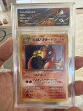 Pokémon N°006 Dark Charizard Dracaufeu Obscur  Team Rocket Jap Gradé 8 CA OC