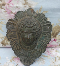 Receptacle de Billard en Bronze XIX éme Napoléon 3. Tête de jeune garçon 17X13cm