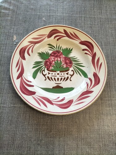 Assiette plate sarreguemines - assiette,