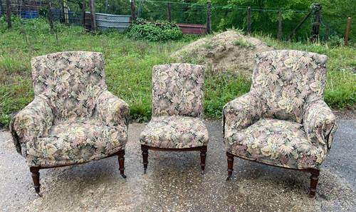 Bergères chauffeuse de - bergères, 1