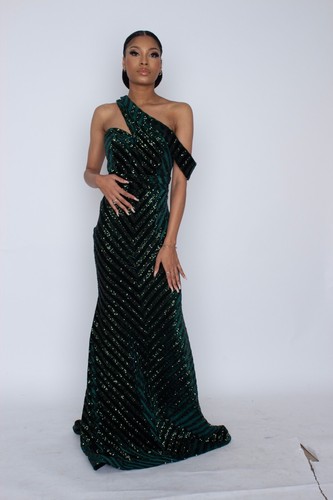 Robe soiree haute couture - de,