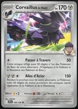 Carte Pokémon Corvaillus de Nabil  108/159    Aventures Ensemble Français