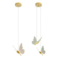 Papillon LED Suspension, Lustre Suspendu Acrylique Cuisine Plafonniers pour Bar