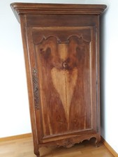 armoire ancienne en merisier, 1 porte, 3 étagères, 1 tiroir