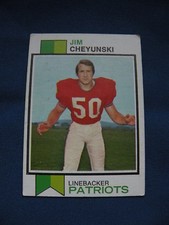 1973 Topps Jim Cheyunski Patriots card #458 NFL football $1 S&H 