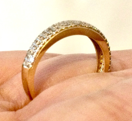 Bague alliance vintage 18 - alliance,
