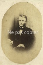 Portrait d'homme vers 1865 CDV