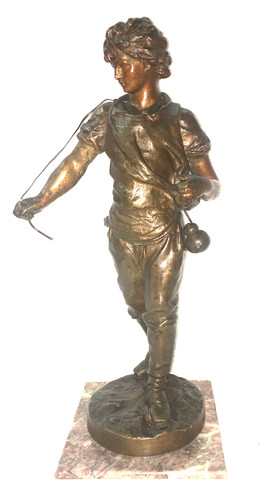Statue régule dessus de - dessus,
