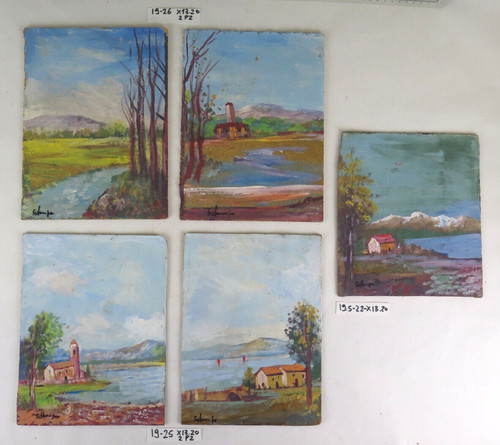 Petits tableaux l huile - À, l'huile