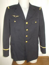 VINTAGE Veste blazer uniforme français bleu marine Cérémonie Officiers 50/M