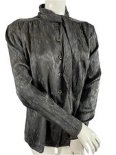 Chemise Grise Soie Yves Saint