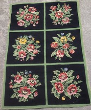 Joli Tapis Ancien Vintage Patchwork...96cmx145cm