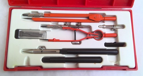 Ancienne boite compas - ancienne,
