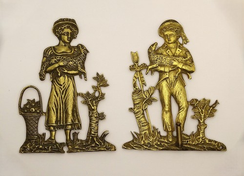 Appliques bronze doré - en,