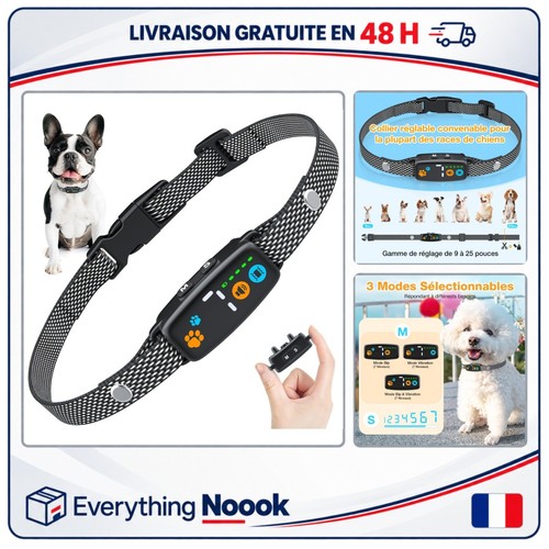 Collier anti aboiement chien - collier,