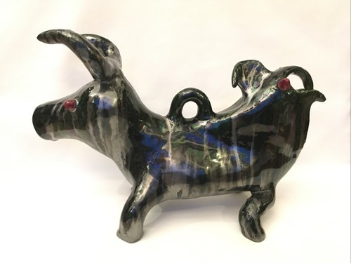 Sculpture pichet zoomorphe - pichet,