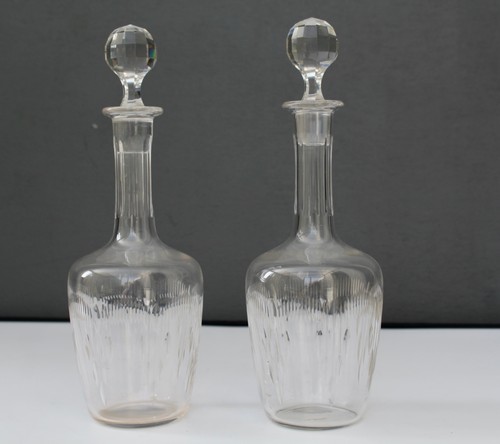 Paire carafes liqueur en - de,