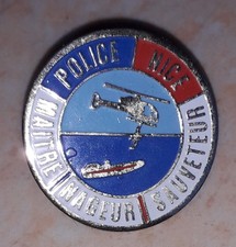 pins police maitre nageur sauveteur nice helicoptere