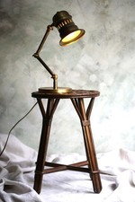 French Mid Century Round Stool