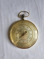 Thermomètre ou baromètre ancien vintage forme montre gousset