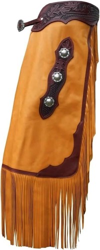 Belle fente chaps cuir - belle,
