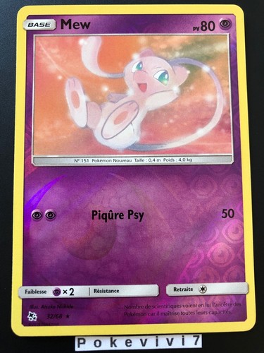 Carte pokemon mew - mew, 32/68
